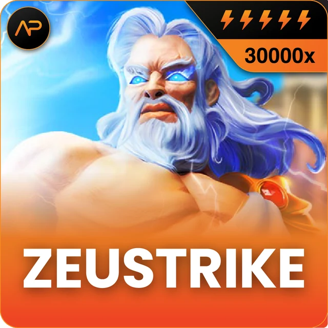 Zeustrike pokie by AdvantPlay: cover art